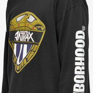 Neighborhood Long Sleeve Anthrax Shield T-Shirt