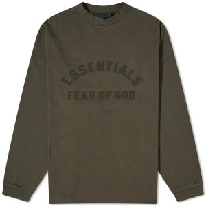 Fear of God ESSENTIALS Spring Long Sleeve Printed T-Shirt