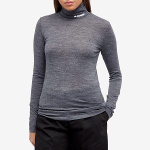 Jil Sander Plus High Neck Logo Top