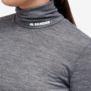 Jil Sander Plus High Neck Logo Top