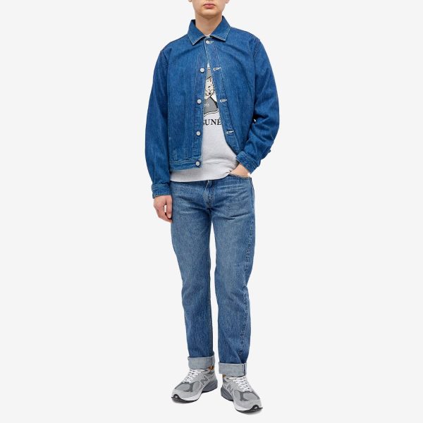 Maison Kitsune College Fox Printed Comfort Crew Sweat