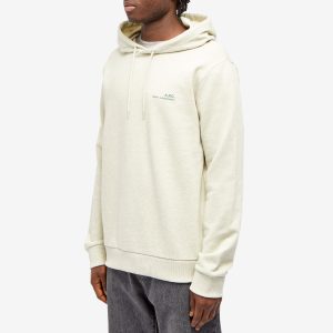 A.P.C. Overdyed Item Logo Hoodie