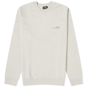 A.P.C. Overdyed Item Logo Crew Sweater