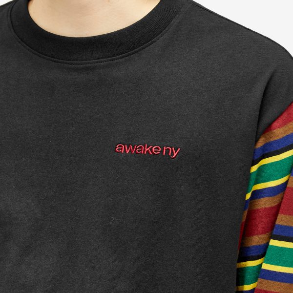 Awake NY Long Sleeve 94 Stripe T-Shirt