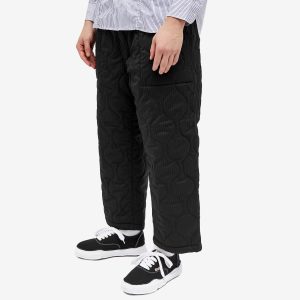 Comme Des Garçons Homme Quilted Wool Blend Pants