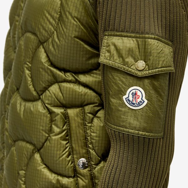 Moncler Quilted Knit Jacket