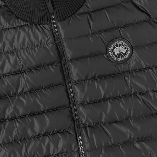 Canada Goose Black Disc Hybridge Knit Vest