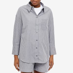Anine Bing Mika Oversized Striped Shirt