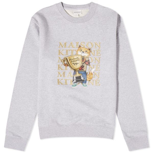 Maison Kitsune Fox Champion Regular Crew Sweat