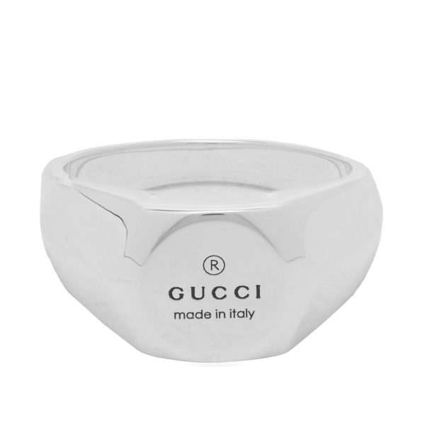 Gucci Trademark Chevalier Ring 10mm