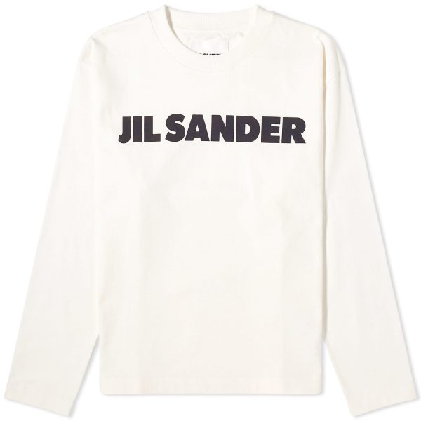 Jil Sander Long Sleeve Logo T-Shirt