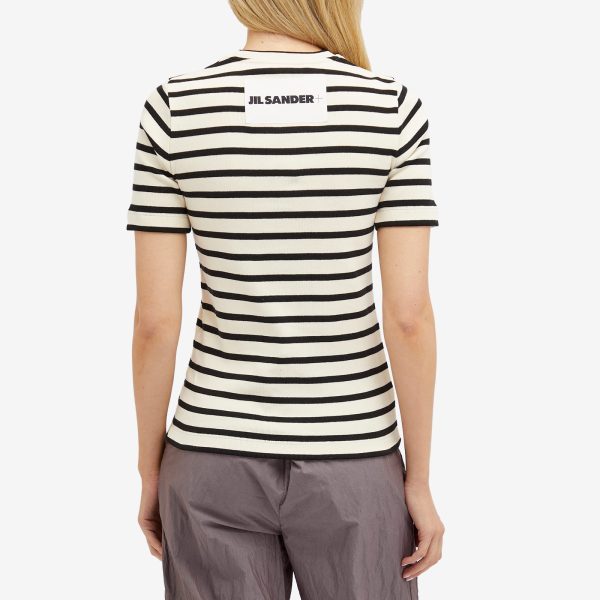 Jil Sander+ Striped Logo T-Shirt