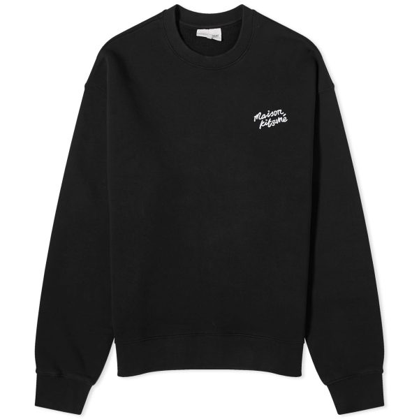 Maison Kitsune Handwriting Comfort Crew Sweat