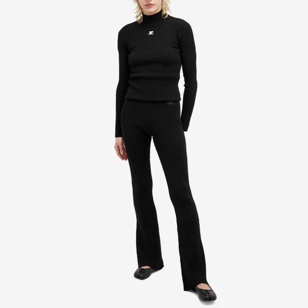 Courrèges Reedition Rib Knit Pants