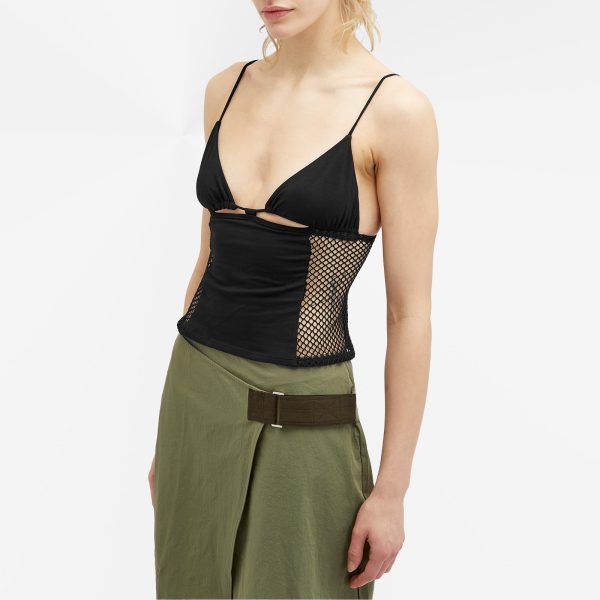 Miaou Ellie Mesh Panel Vest Top