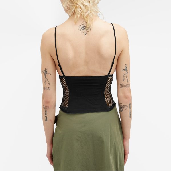 Miaou Ellie Mesh Panel Vest Top