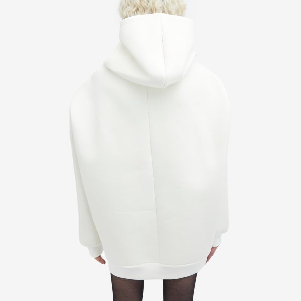 Courrèges Cocoon Stonewashed Hooded Mini Dress