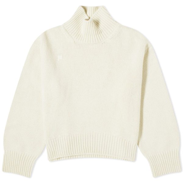 Pangaia Recycled Cashmere Knit Chunky Turtleneck Sweater