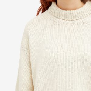 Pangaia Recycled Cashmere Knit Chunky Turtleneck Sweater