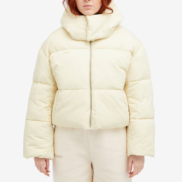 Pangaia FLWRDWN Recycled Nylon Cropped Puffer Jacket