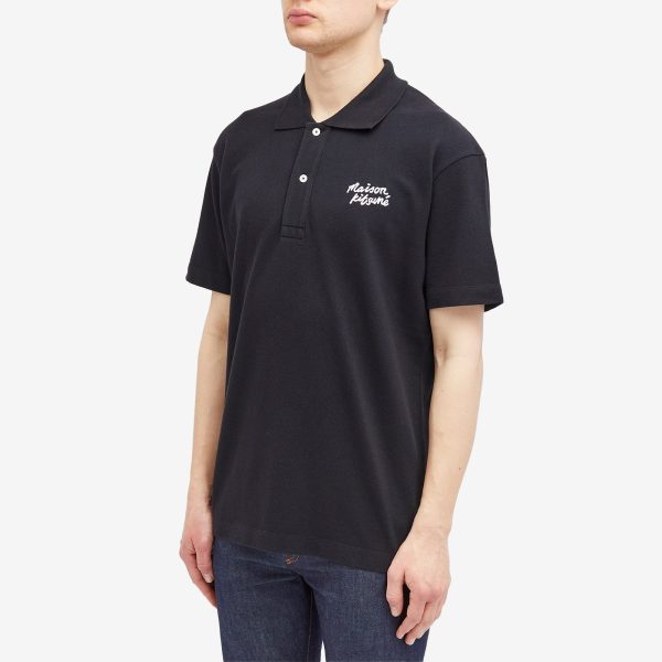 Maison Kitsune Handwriting Comfort Polo