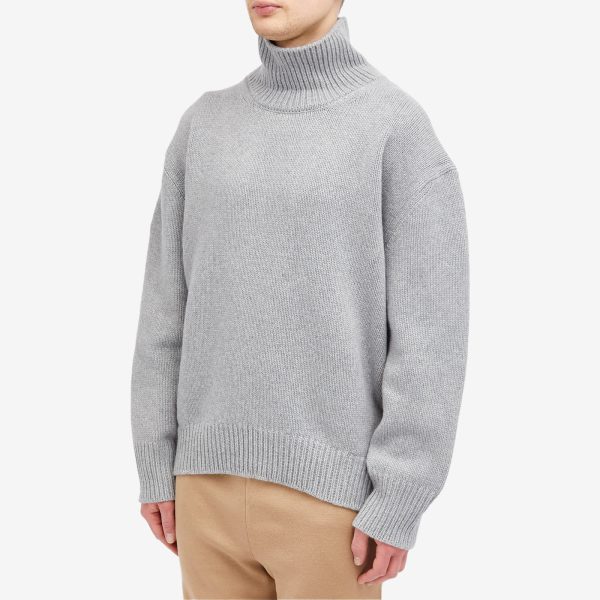 Pangaia Recycled Cashmere Knit Chunky Turtleneck Sweater