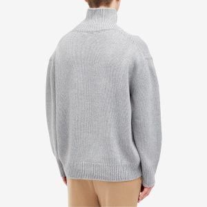 Pangaia Recycled Cashmere Knit Chunky Turtleneck Sweater