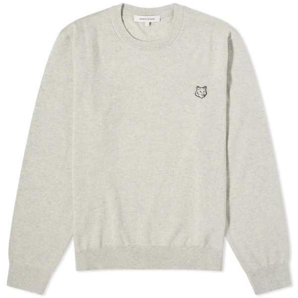 Maison Kitsune Bold Fox Head Patch Crew Jumper