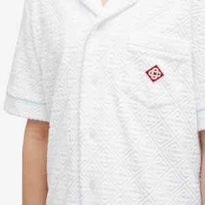 Casablanca Monogram Towelling Short Sleeve Shirt