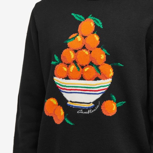 Casablanca D'Oranges Intarsia Knit Jumper