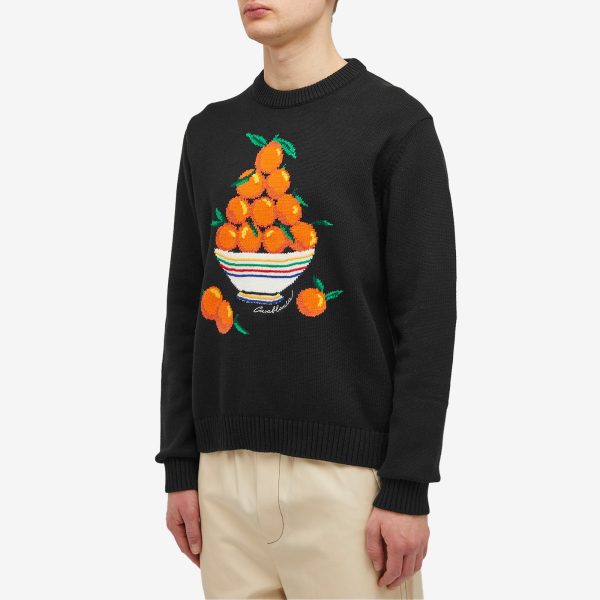 Casablanca D'Oranges Intarsia Knit Jumper