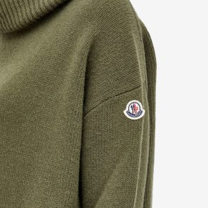 Moncler T-Neck Chunky Knitted Jumper