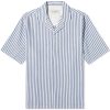 Officine Générale Eren Textured Stripe Vacation Shirt
