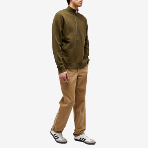 Sunspel Loopback Half Zip Sweater