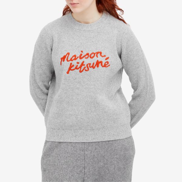 Maison Kitsune Handwriting Comfort Jumper