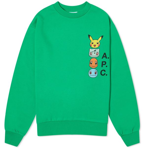 A.P.C. Pokémon The Crew Sweatshirt