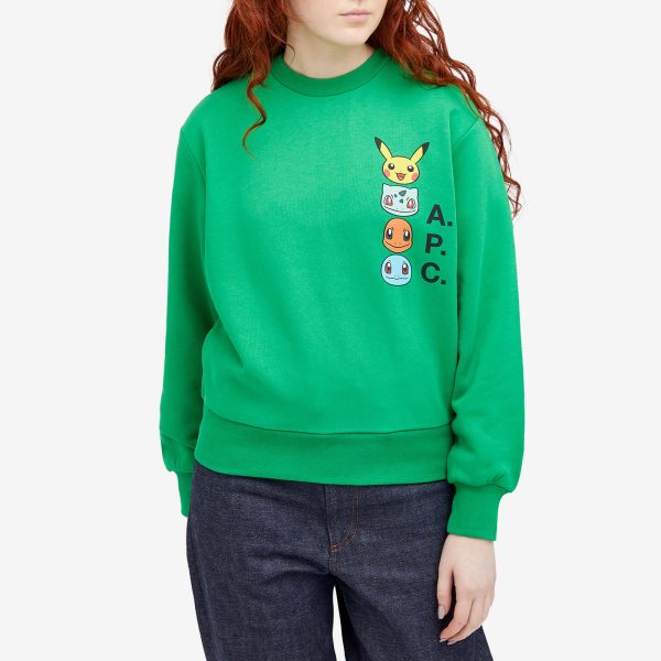 A.P.C. Pokémon The Crew Sweatshirt