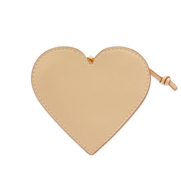 GANNI Funny Heart Zip Coin Purse