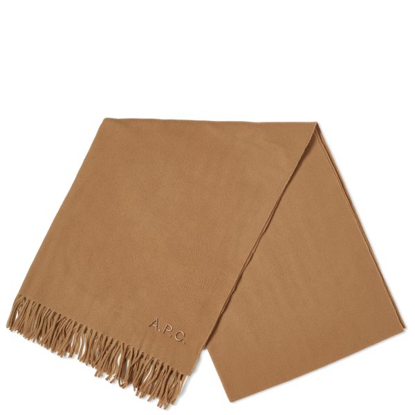 A.P.C. Brodee Logo Scarf