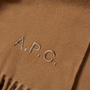 A.P.C. Brodee Logo Scarf