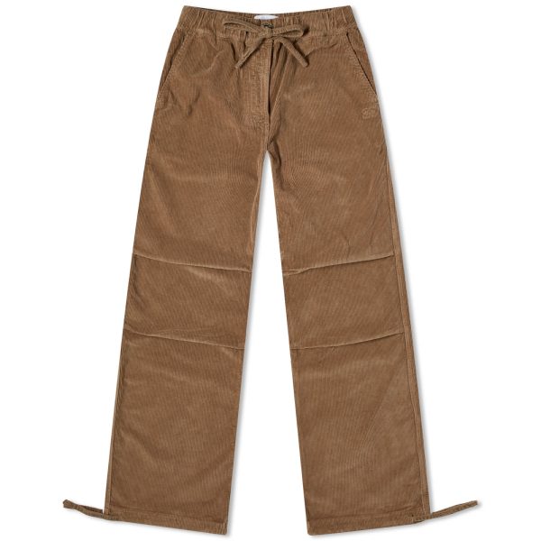 GANNI Washed Corduroy Drawstring Pants