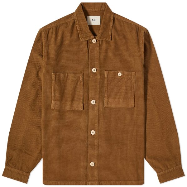 Folk Microcheck Cord Shirt END EXCLUSIVE