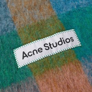 Acne Studios Vally Check Scarf