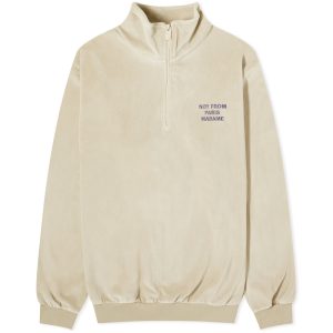 Drôle de Monsieur Not From Paris Madame Half Zip Sweat