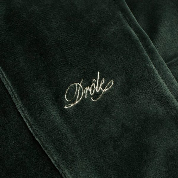 Drôle De Monsieur Presented by END. Embroidered Velvet Fleece Trouser