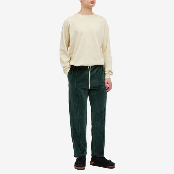 Drôle De Monsieur Presented by END. Embroidered Velvet Fleece Trouser