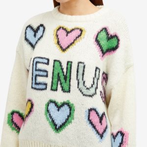 KITRI Darina Ivory 'Venus' Oversized Knit Jumper