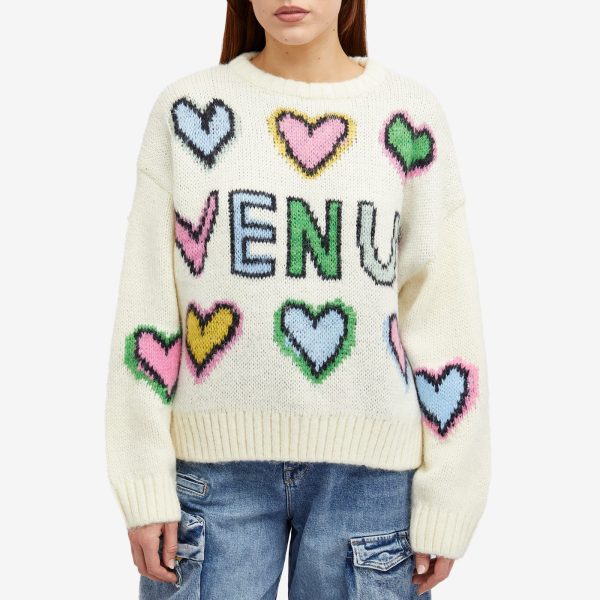 KITRI Darina Ivory 'Venus' Oversized Knit Jumper