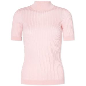 Versace High Neck Knitted Top