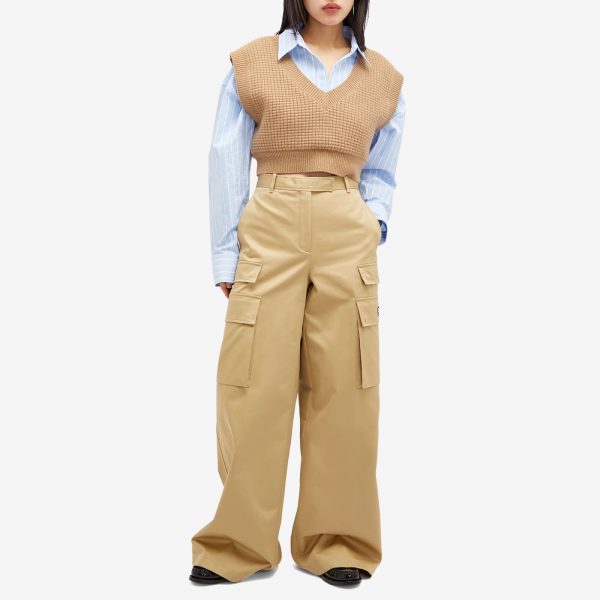 Versace Wide Leg Cargo Pants